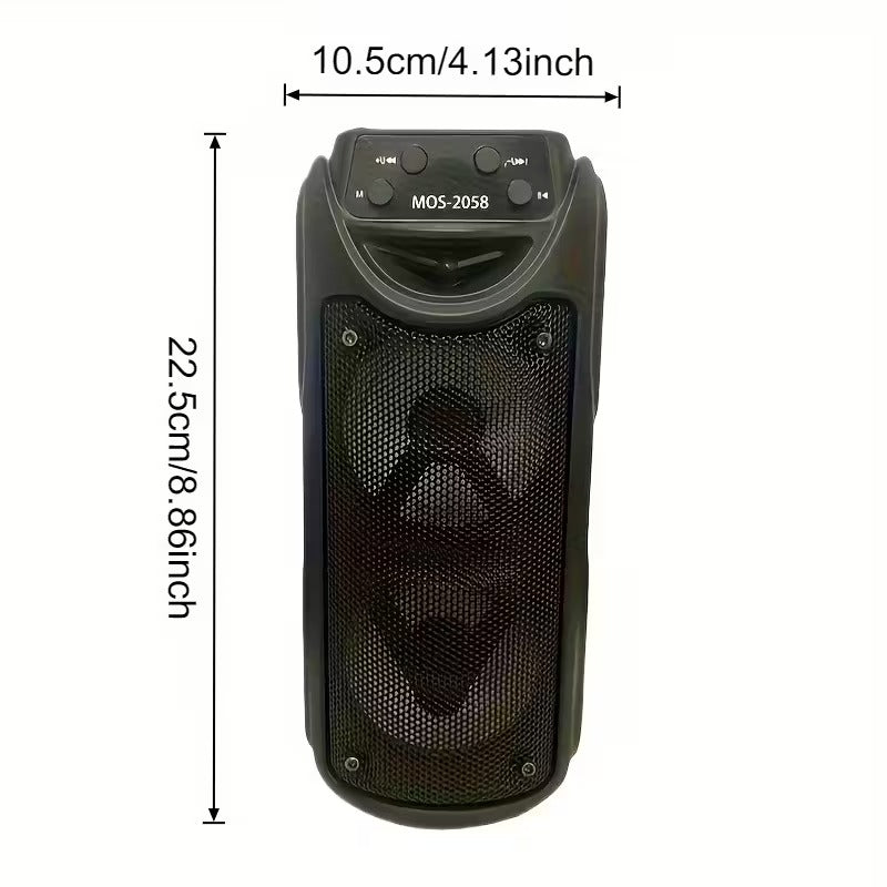 NNETM Dual Stereo Wireless Speaker with RGB Lights