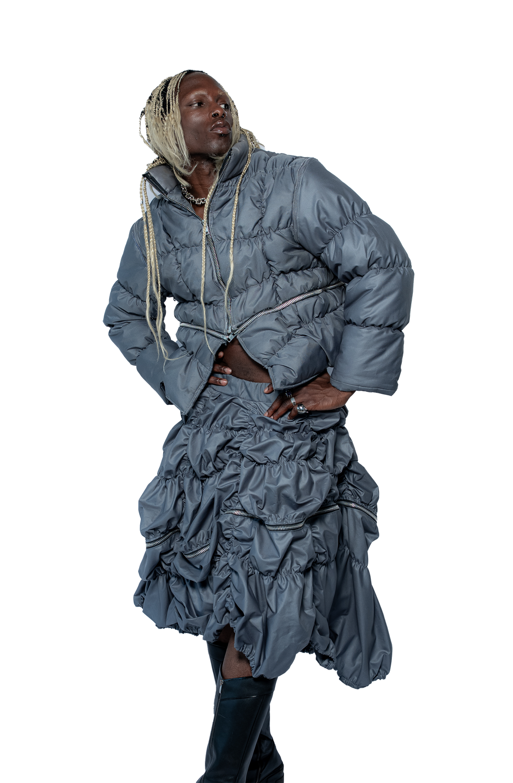 Convertible Puffer (slate)