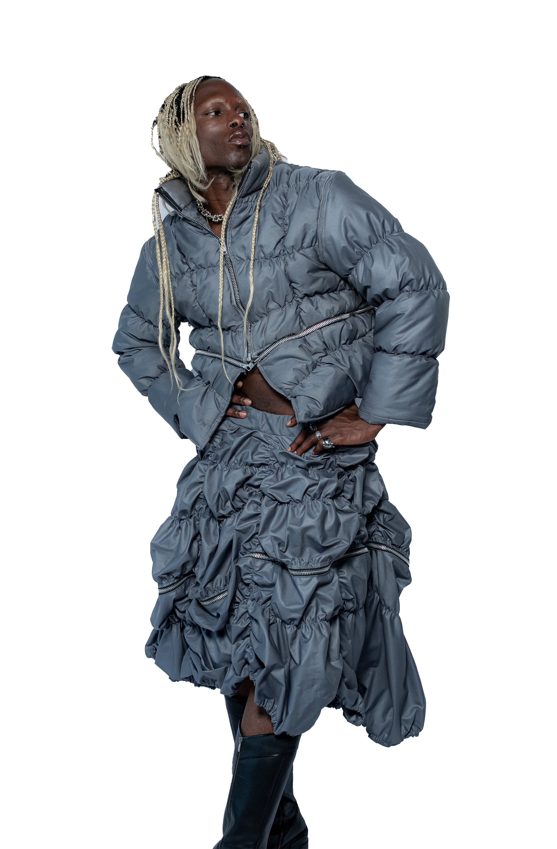 Convertible Puffer (slate)