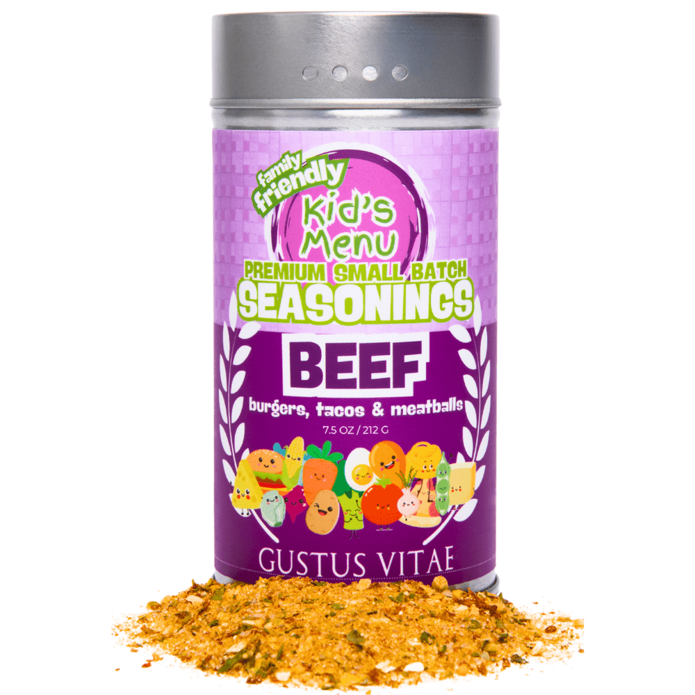 Kid’s Menu: Beef: Burgers, Tacos & Meatballs Seasoning