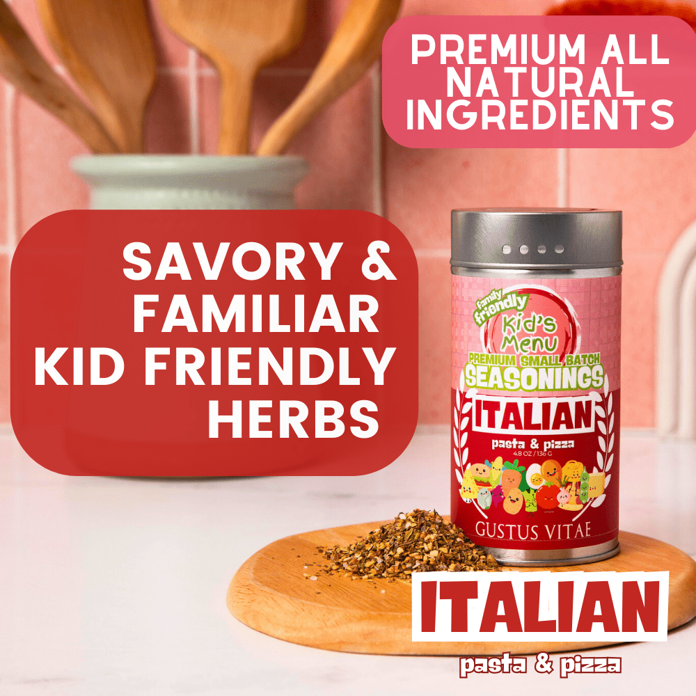 Kid’s Menu: Italian: Pasta & Pizza Seasoning