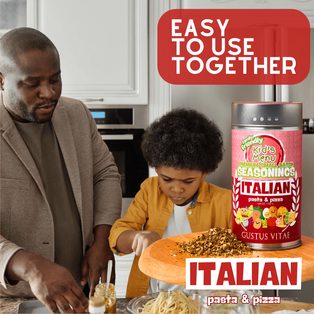 Kid’s Menu: Italian: Pasta & Pizza Seasoning