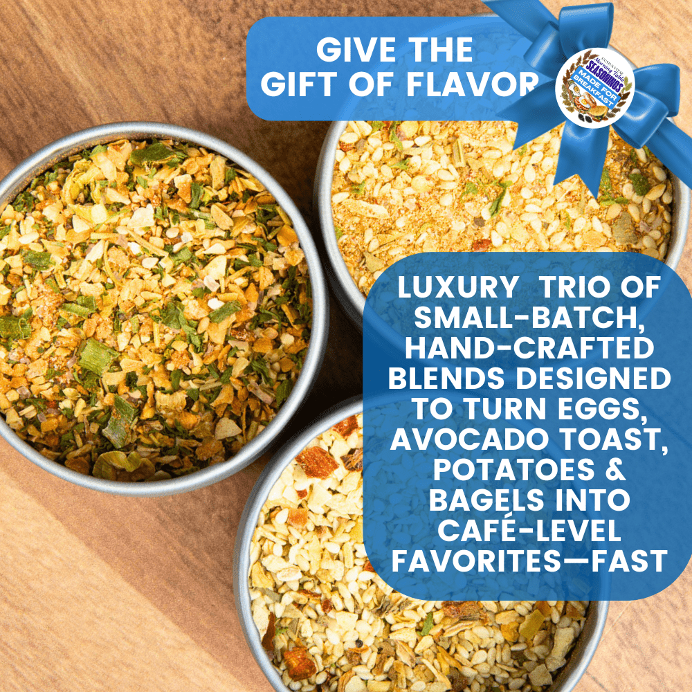 Made for Breakfast: The Morning Table Seasonings | Gift Pack Set of 3