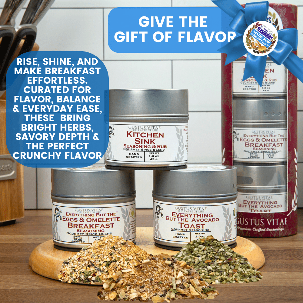 Made for Breakfast: The Morning Table Seasonings | Gift Pack Set of 3