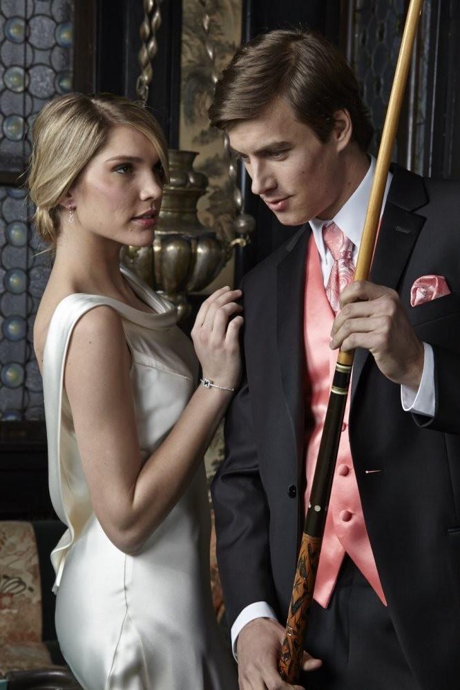 "Madrid" Black Tuxedo Jacket Notch (Separates)