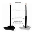 Markwort Batting Tee with Black Home Plate-0