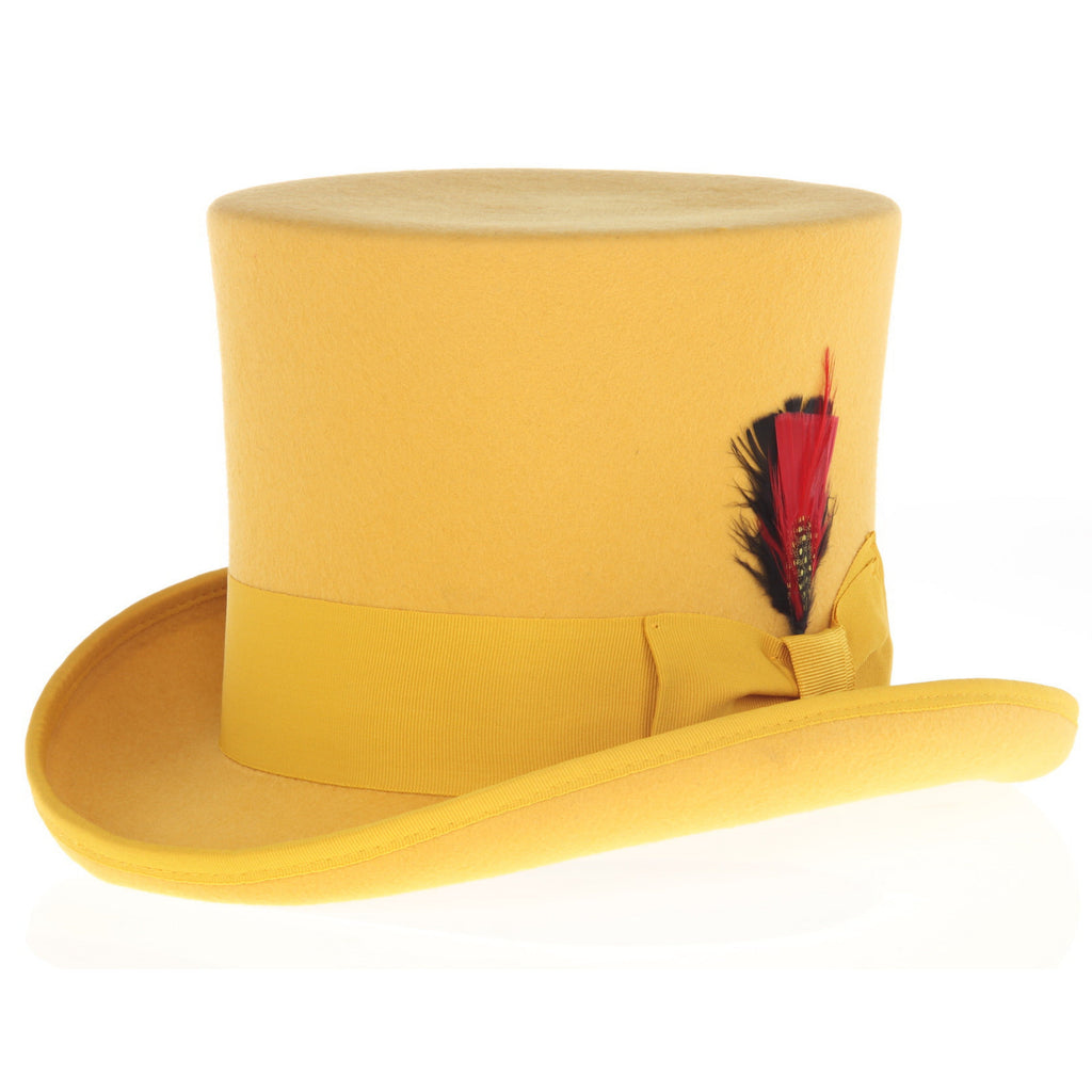 Premium Wool Gold Top Hat-0