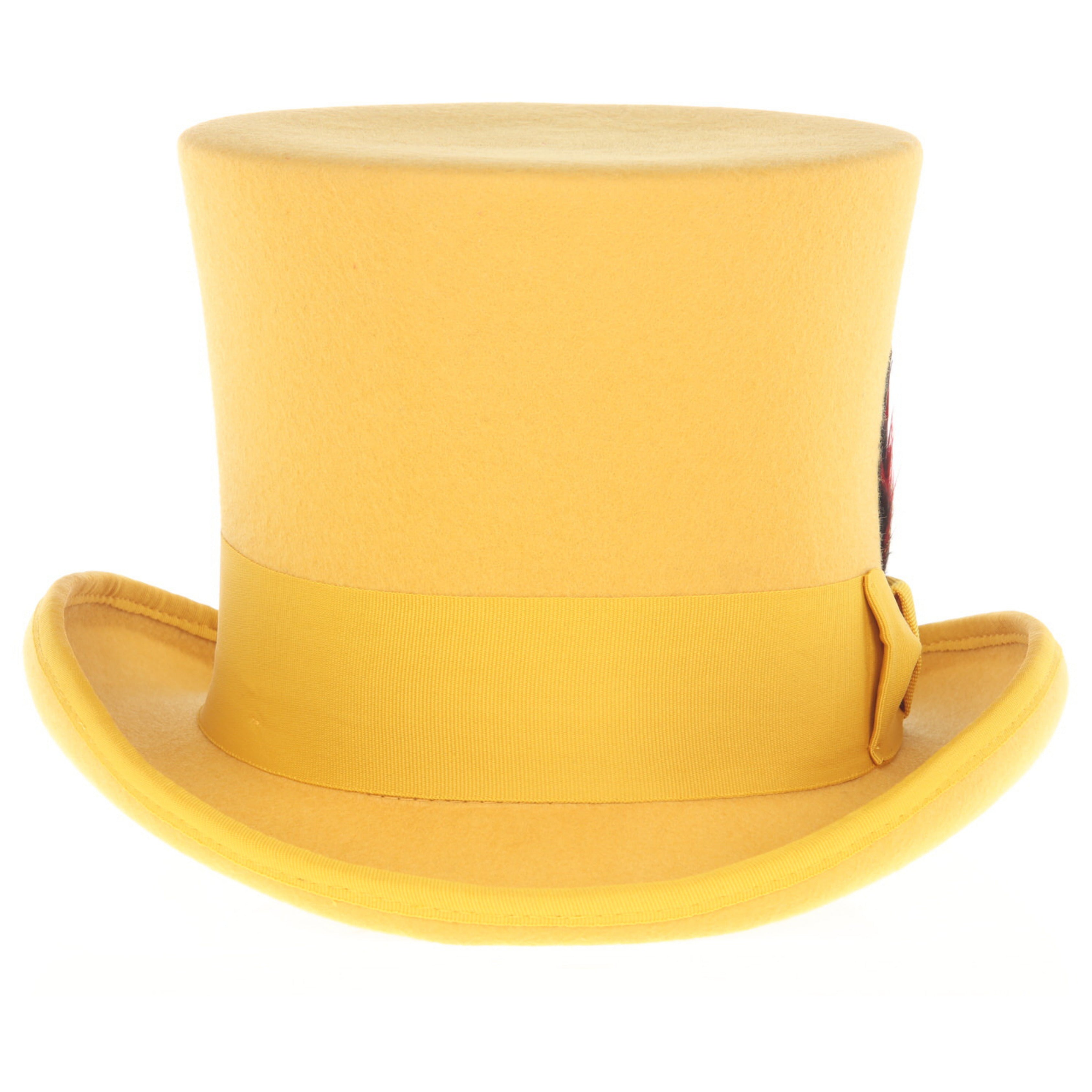 Premium Wool Gold Top Hat-3