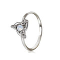 316L Stainless Steel Ornate Swirl Design Nose Hoop / Cartilage Earring