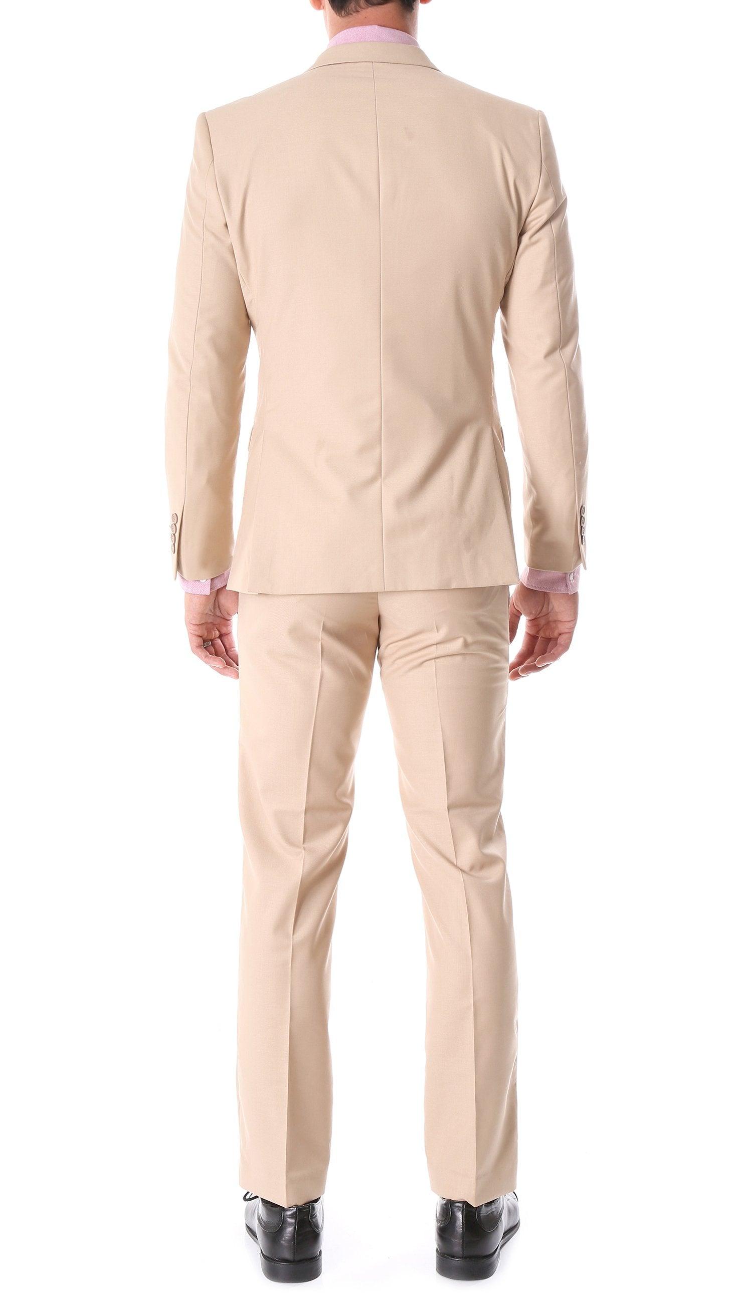 Oslo Tan Notch Lapel 2 Piece Suit Slim Fit