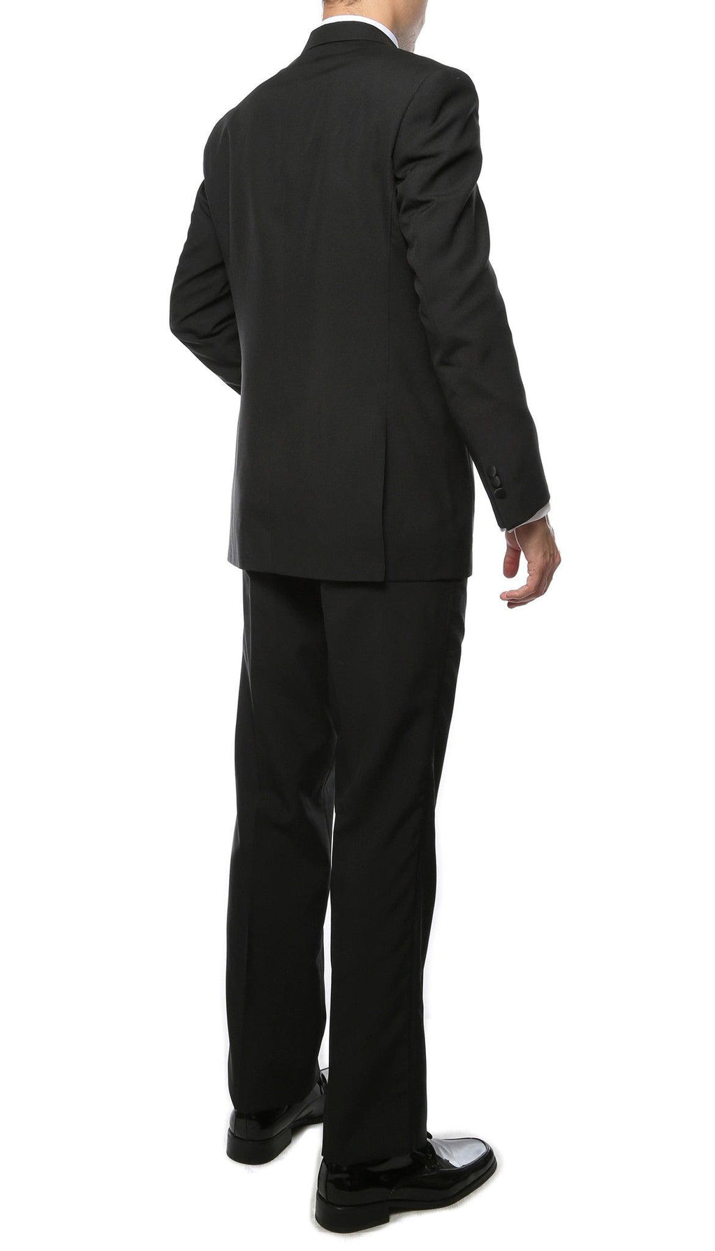 Paul Lorenzo MMTUX Black Regular Fit 2pc Tuxedo-3