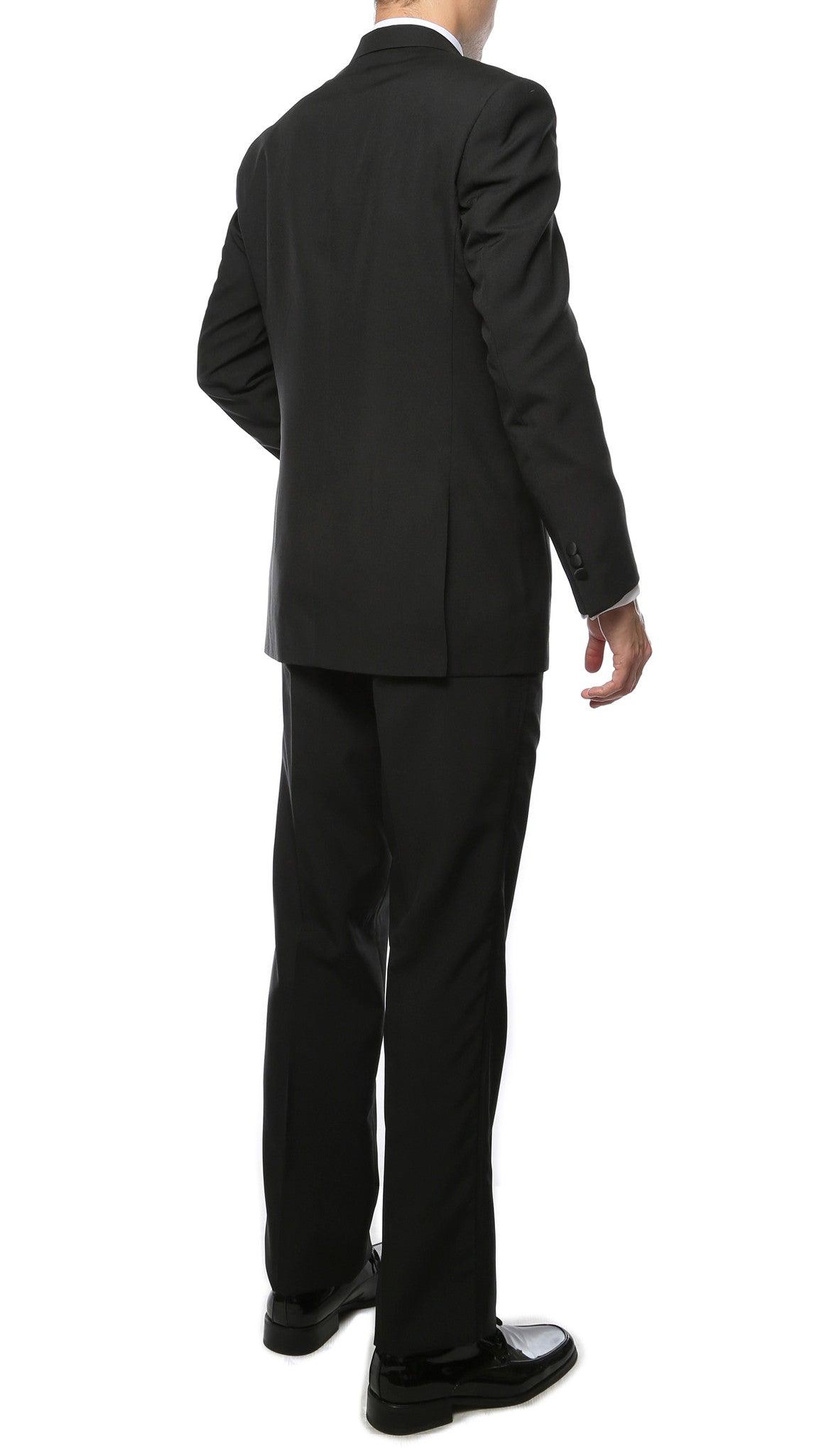 Paul Lorenzo MMTUX Black Regular Fit 2pc Tuxedo-3