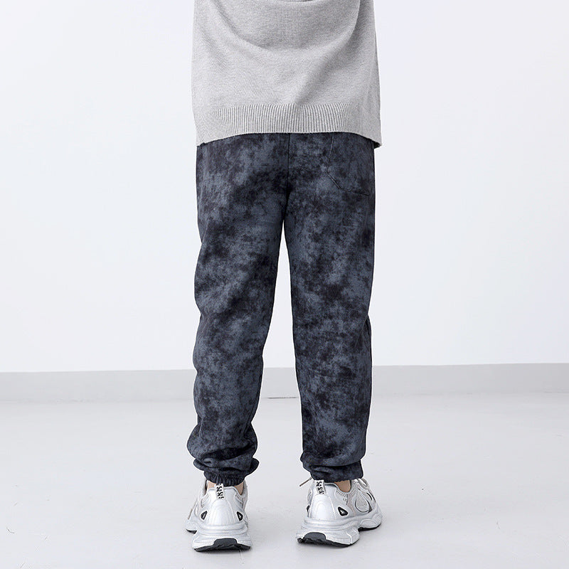 Autumn and Winter Arrival Modern Casual Unisex Versatile Wax-dyed Pants