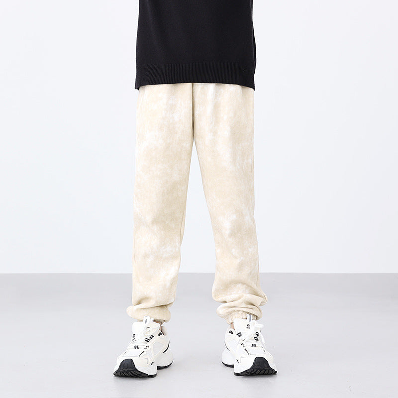 Autumn and Winter Arrival Modern Casual Unisex Versatile Wax-dyed Pants
