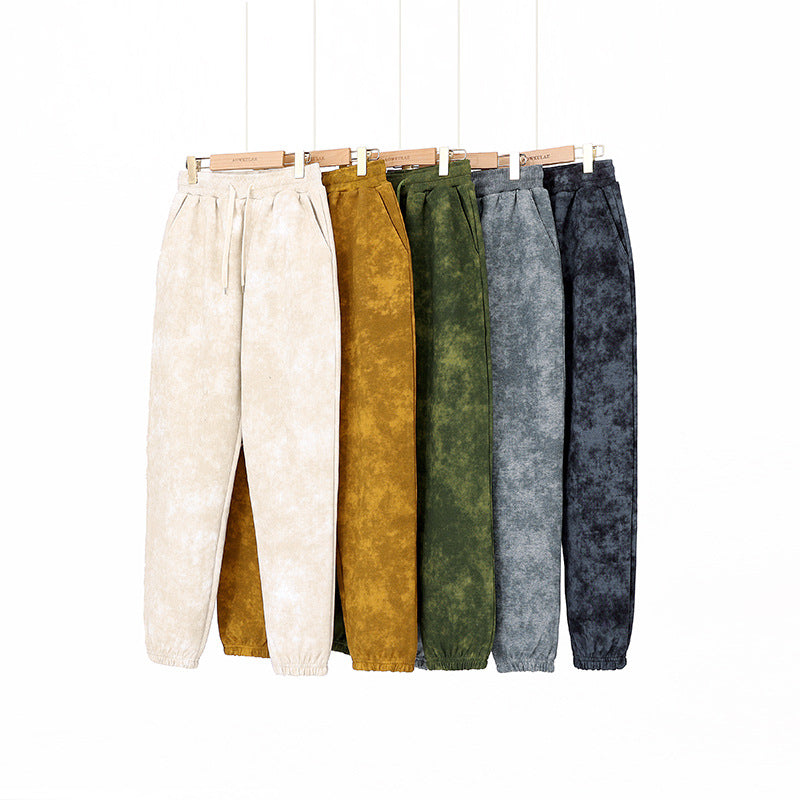 Autumn and Winter Arrival Modern Casual Unisex Versatile Wax-dyed Pants