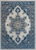 Istanbul Medallion Blue Area Rug - Clearance