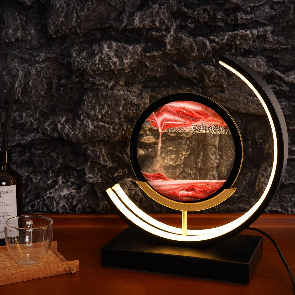 Moving Sand Table Lamp
