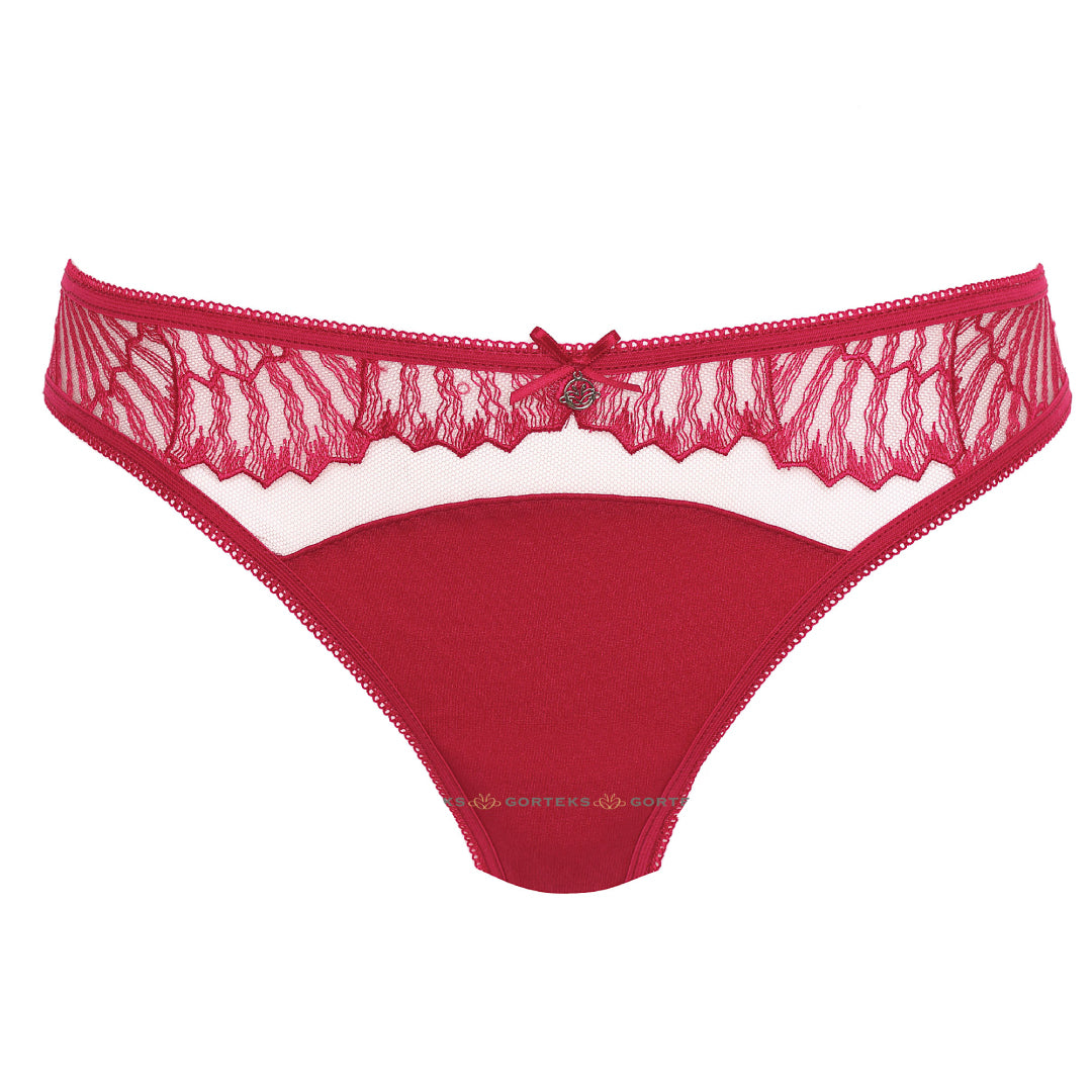 Low Rise Semi Sheer Thong Panty Gorteks Sierra