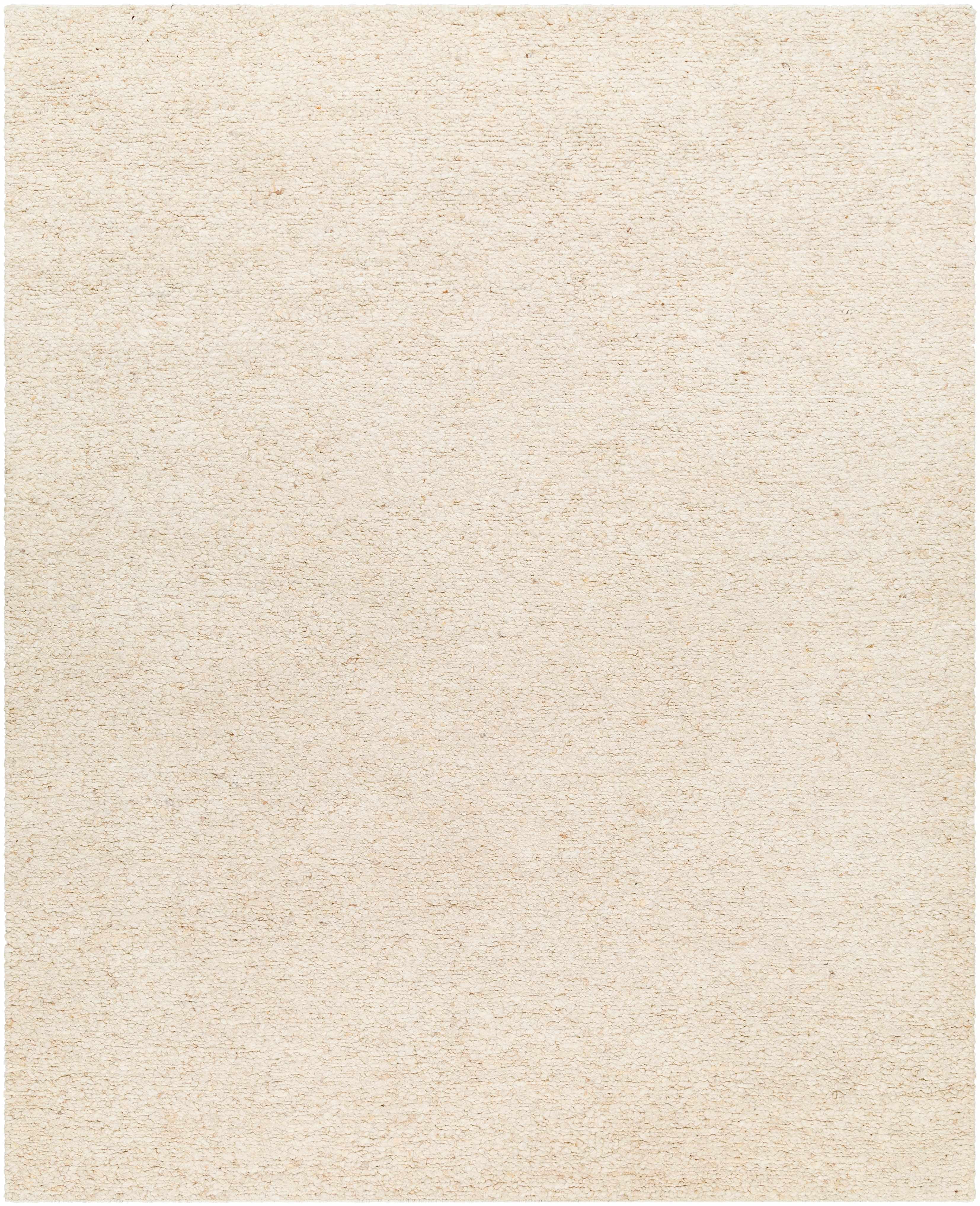 Sera Cream Hand Knotted Wool Area Rug - Clearance