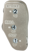 Markwort Stainless Steel Raised Letters 3-Dial Indicator-0