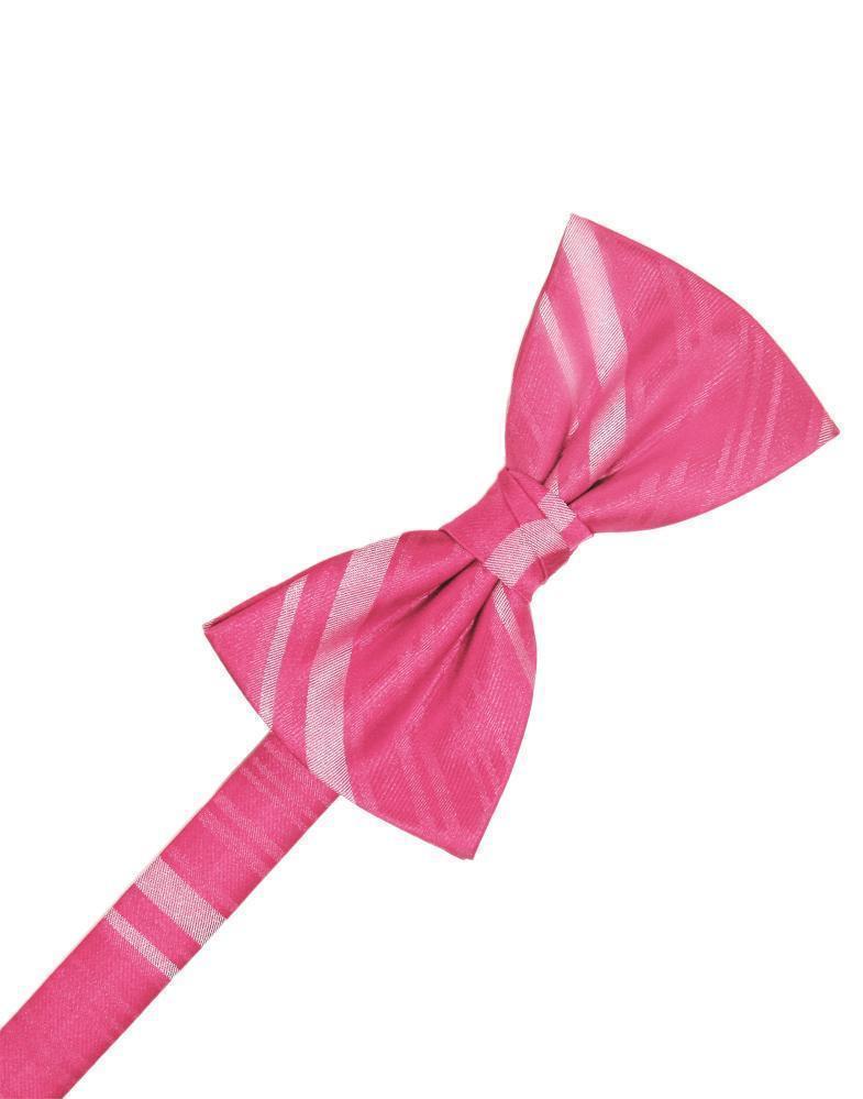 Striped Satin Kids Bow Tie