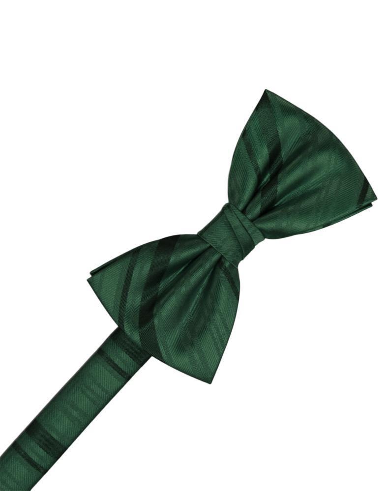 Striped Satin Kids Bow Tie