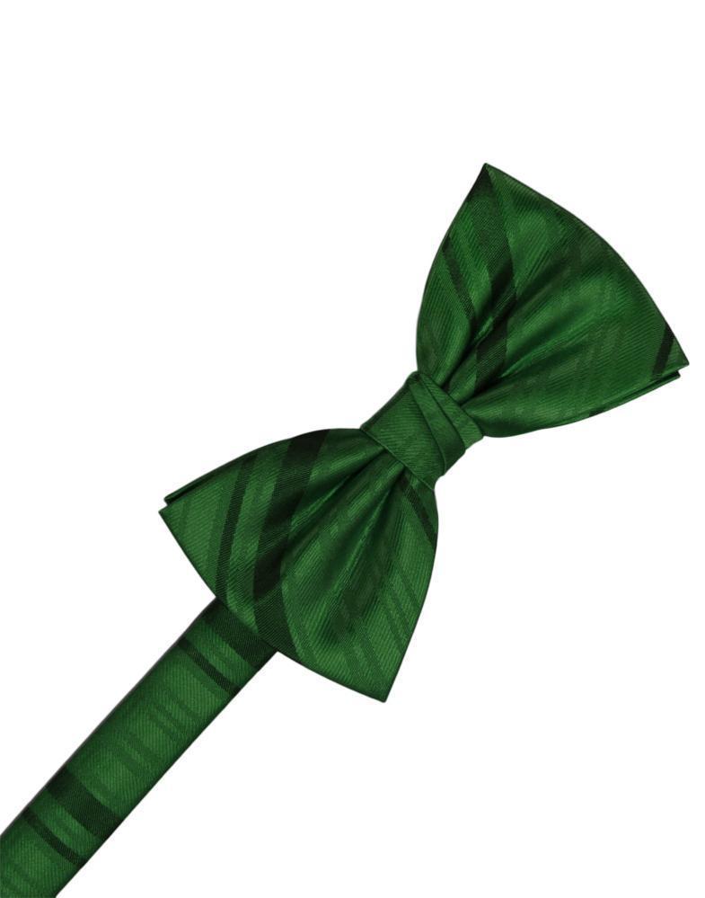 Striped Satin Kids Bow Tie
