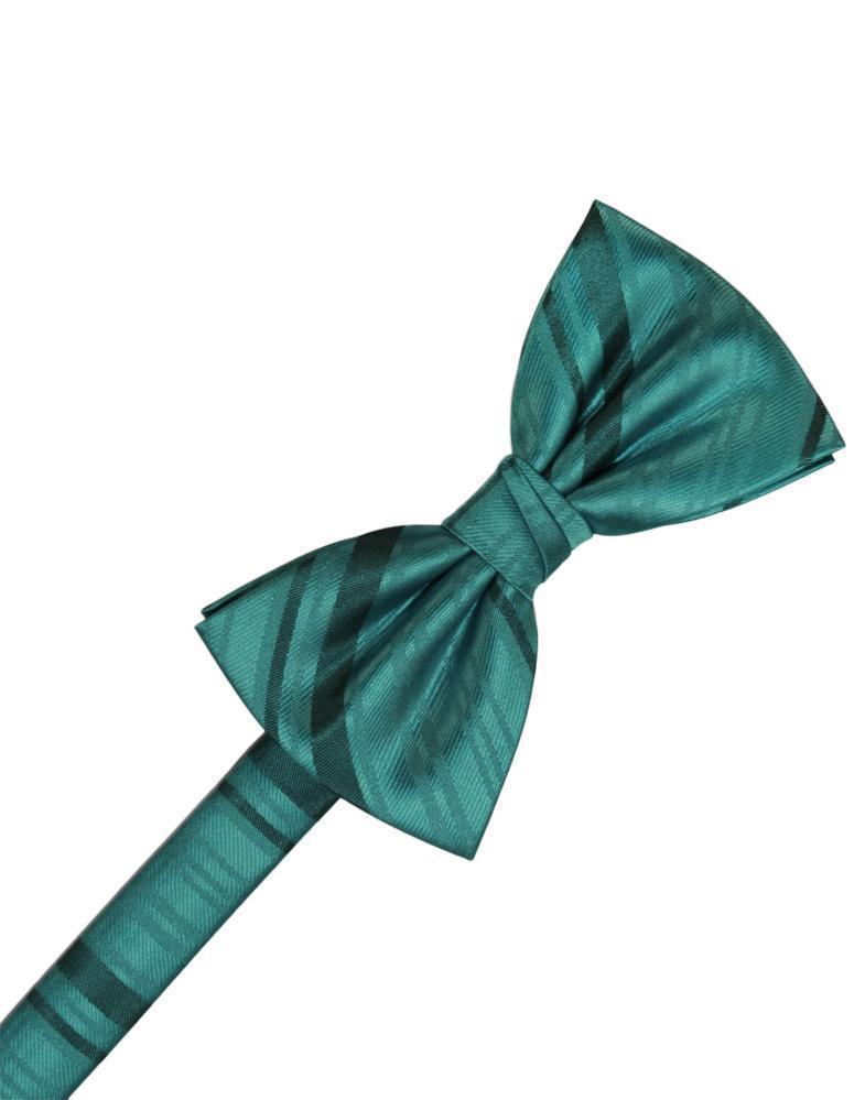 Striped Satin Kids Bow Tie