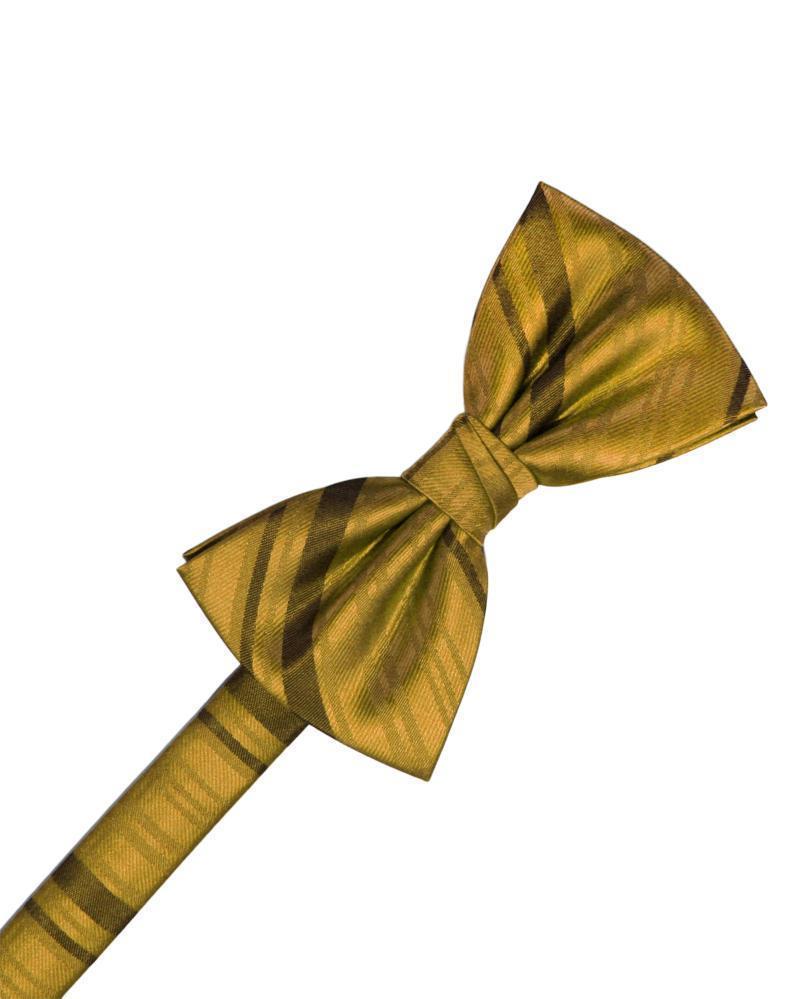 Striped Satin Kids Bow Tie