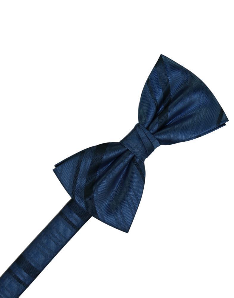 Striped Satin Kids Bow Tie