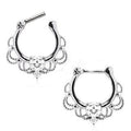 316L Stainless Steel Made For Royalty Ornate Septum Clicker