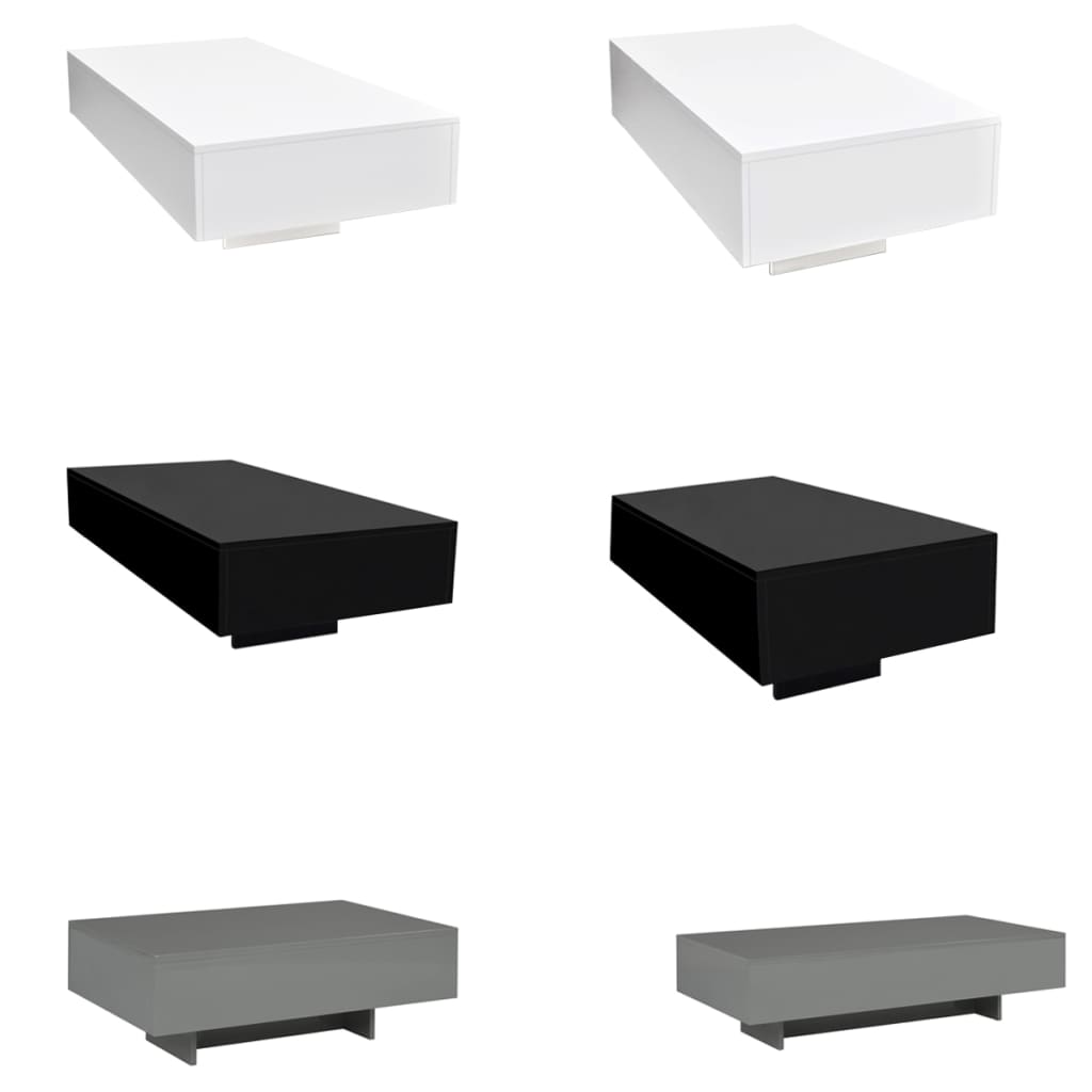 vidaXL Coffee Table Rectangular End Table Side Table Living Room Furniture-8