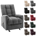 vidaXL Massage Recliner Electric Massaging Recliner Chair for Elderly Fabric-5