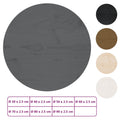vidaXL Table Top Replacement Round for Garden Coffee Table Solid Wood Pine-5