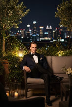 "Vermont" Midnight Blue Tuxedo Jacket