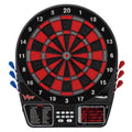 Viper 797 Electronic Dartboard, Metropolitan Espresso Cabinet, Throw Line Marker & Shadow Buster Dartboard Light Bundle