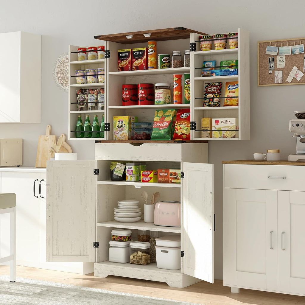 Vektaya US-SC001  72'' Tall Kitchen Storage Pantry Cabinet-3