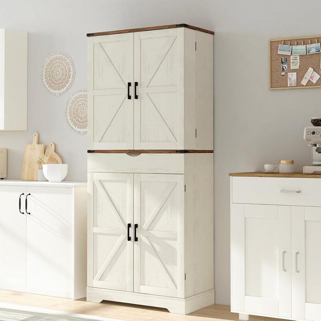 Vektaya US-SC001  72'' Tall Kitchen Storage Pantry Cabinet-2
