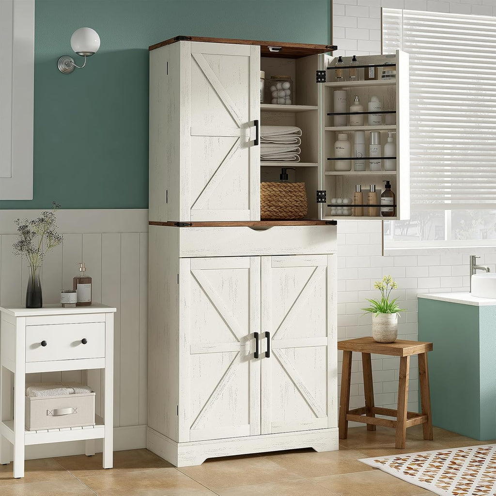 Vektaya US-SC001  72'' Tall Kitchen Storage Pantry Cabinet-4
